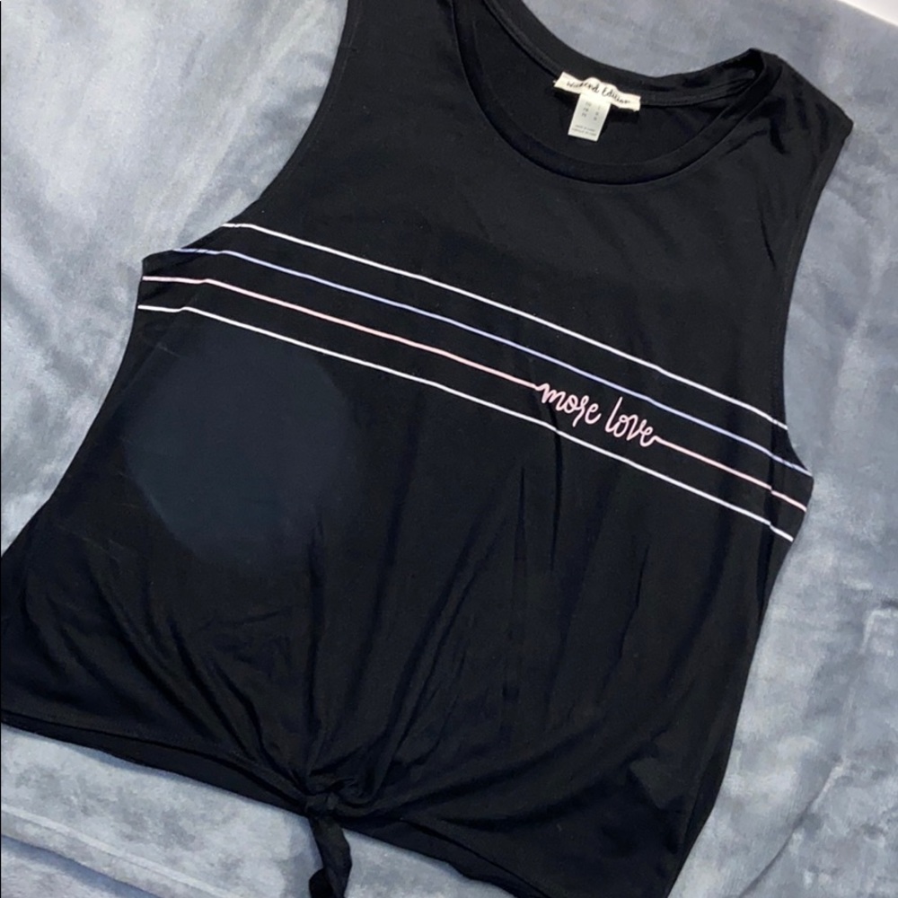 “more love” Muscle Tank